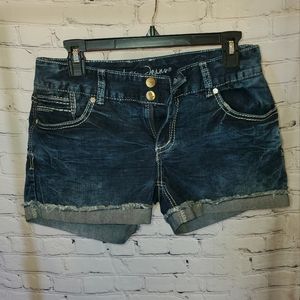Distressed jean shorts  size 11/12, juniors. Great Condition. Ariya jeans